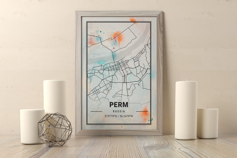 Phoenix Watercolor Map Bundle