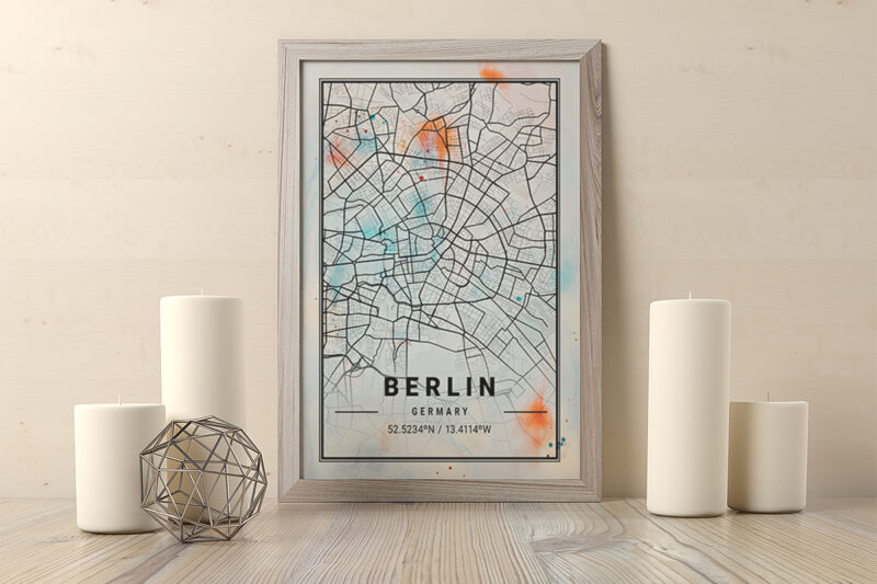 Phoenix Watercolor Map Bundle