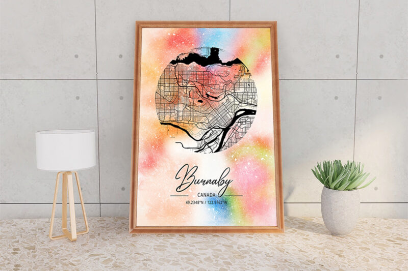Psi Watercolor Map Bundle