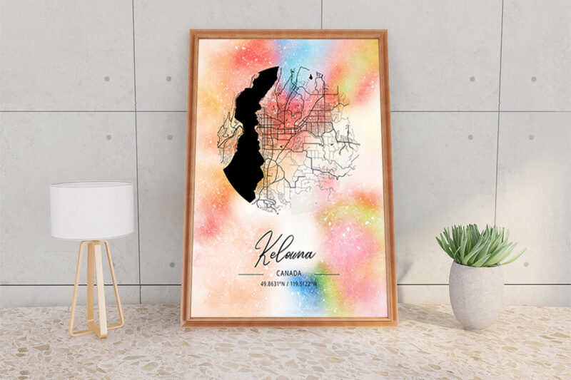 Psi Watercolor Map Bundle