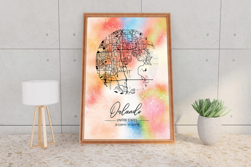 Psi Watercolor Map Bundle