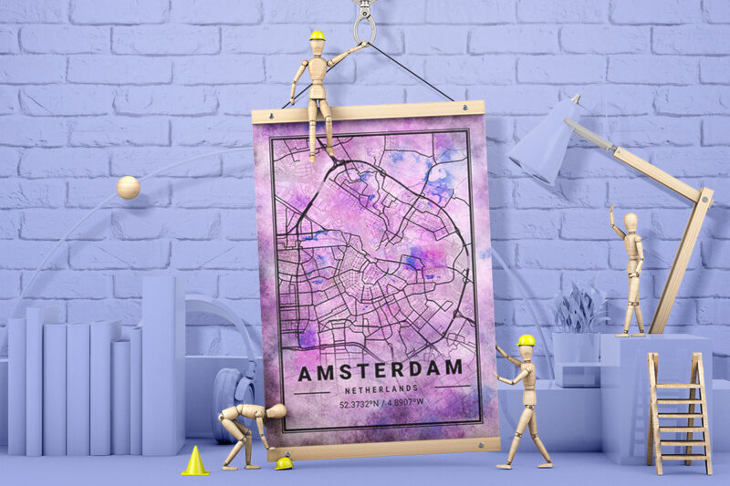 Pyxis Watercolor Map Bundle