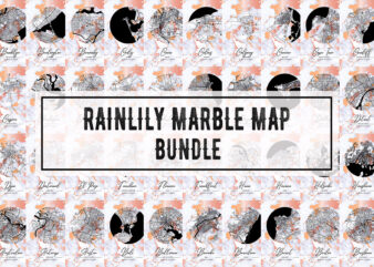 Rainlily Marble Map Bundle t shirt design online