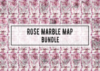Rose Marble Map Bundle t shirt design online