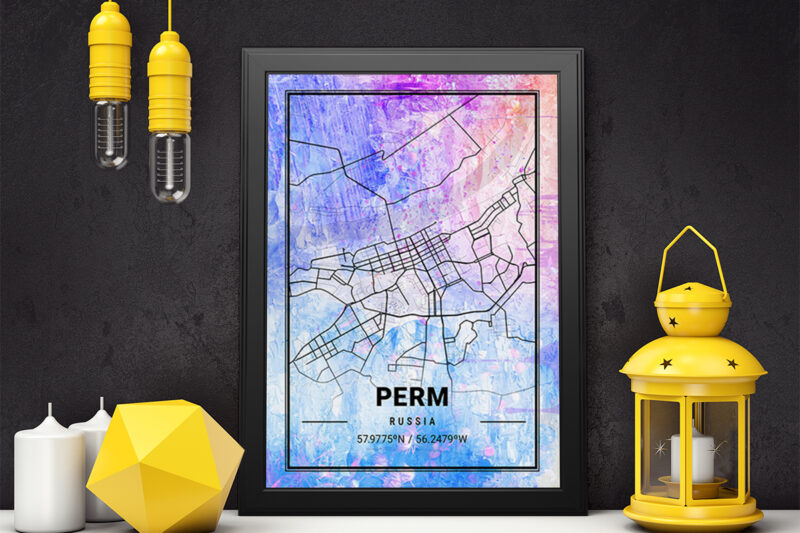 Vela Watercolor Map Bundle