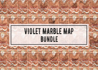 Violet Marble Map Bundle t shirt vector art