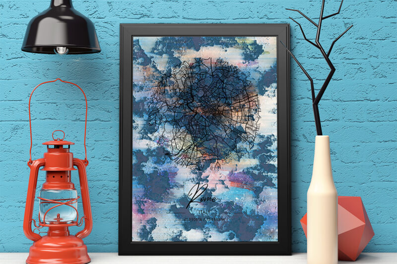 Virgo Watercolor Map Bundle