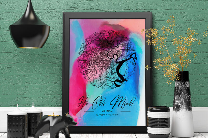 Zeta Watercolor Map Bundle