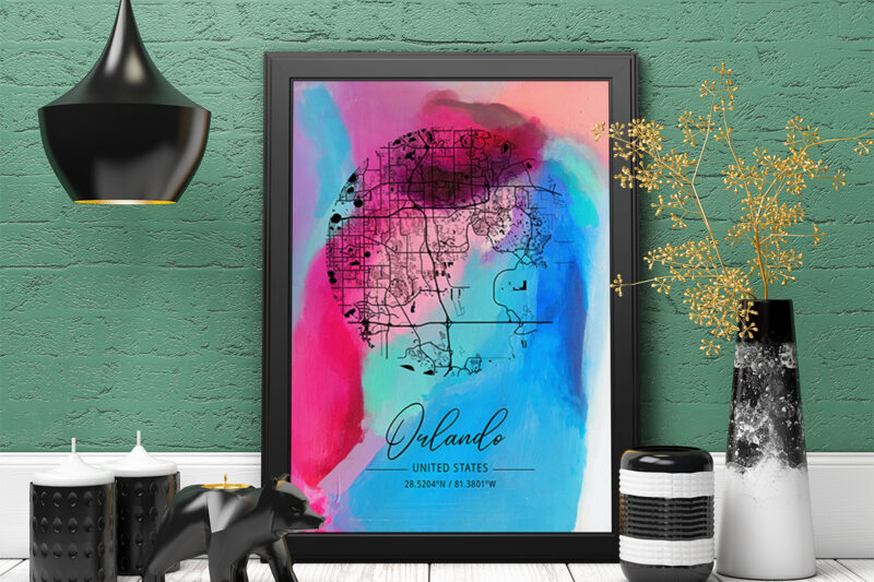 Zeta Watercolor Map Bundle