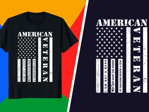 America veteran – usa flag t-shirt