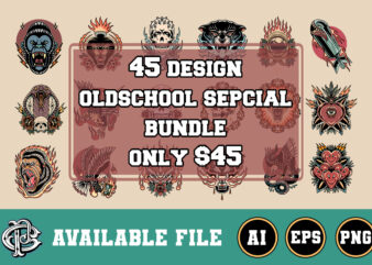 45 oldschool design special bundle only $45
