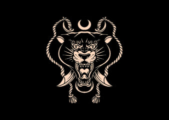panther swords black and white