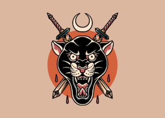 panther swords tattoo
