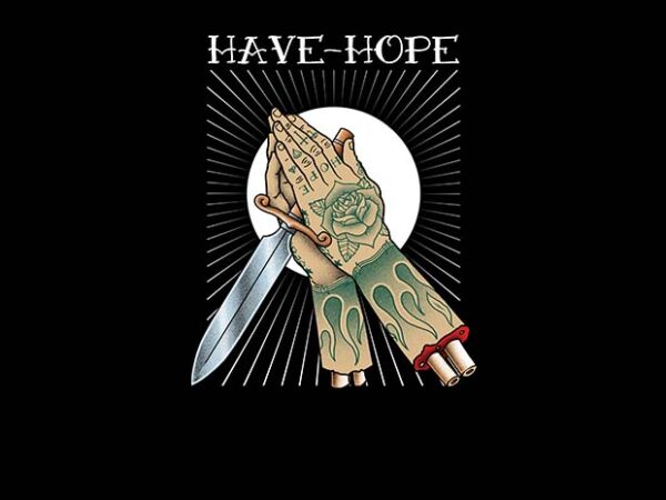 Have hope graphic t shirt