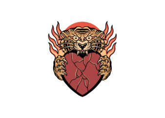 tiger and heart