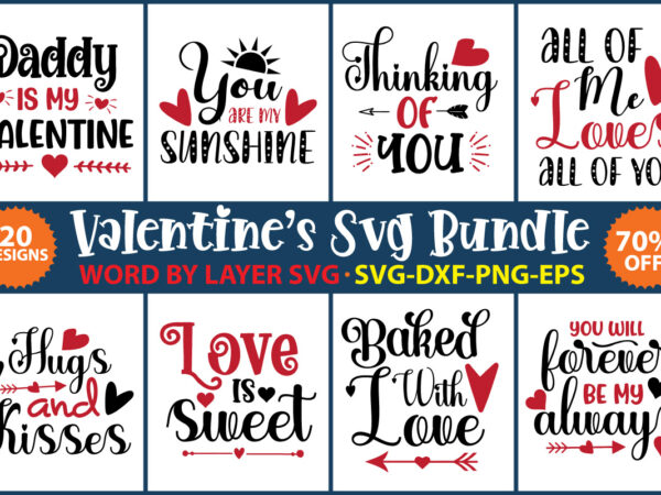 Valentines day svg bundle vol.6 t shirt vector art