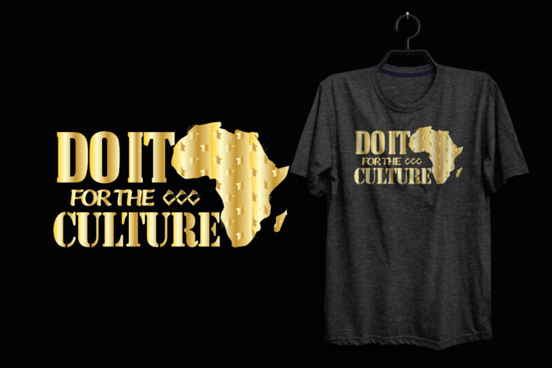 Gold Black history or juneteenth t shirt design bundle