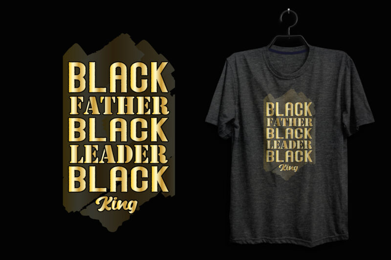 Gold Black history or juneteenth t shirt design bundle