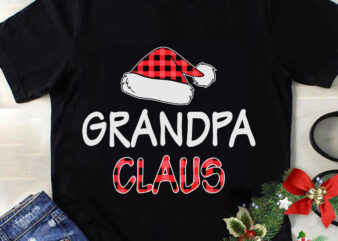 -Red Plaid Grandpa Claus Svg, Christmas Svg, Tree Christmas Svg, Tree Svg, Santa Svg, Snow Svg, Merry Christmas Svg, Hat Santa Svg, Light Christmas Svg