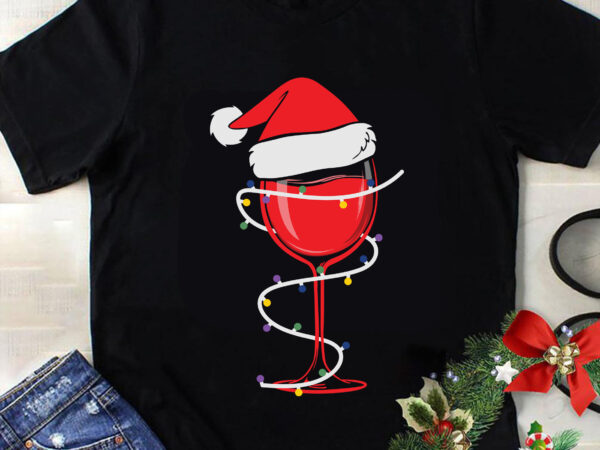 Wine christmas svg, christmas svg, tree christmas svg, tree svg, santa svg, snow svg, merry christmas svg, hat santa svg, light christmas svg t shirt design for sale