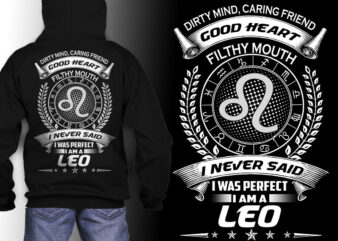 leo zodiac tshirt design psd file editable text and layer png, jpg psd file