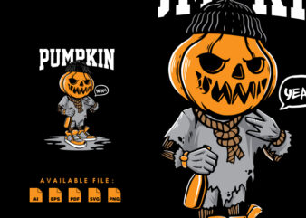 Pumpkin Yeah Tshirt Design