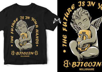 bitcoin millionaire t shirt template