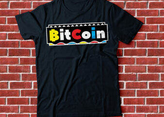 bitcoin in martin tv show logo style , bitcoin tshirt