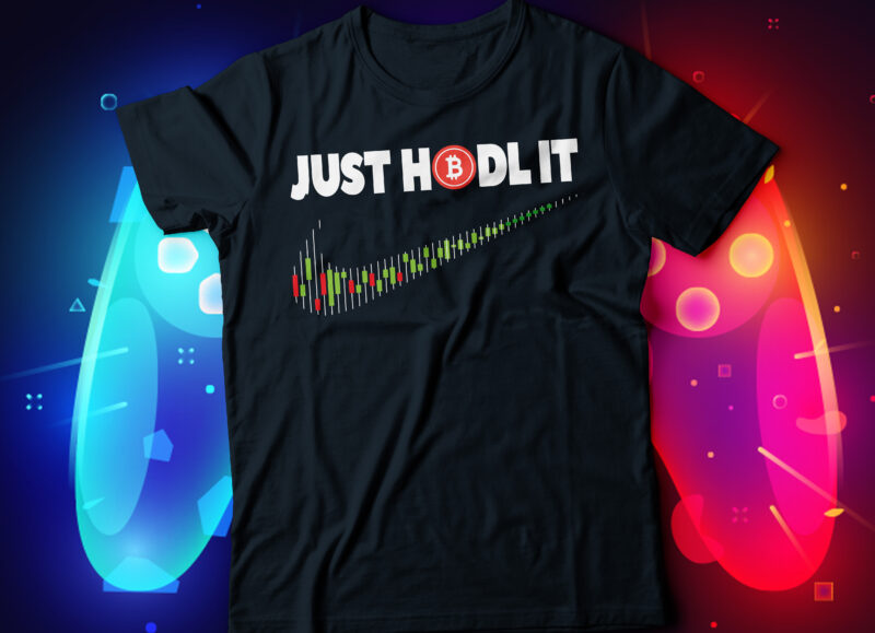 just hold hodl it nike candles filled tshirt design