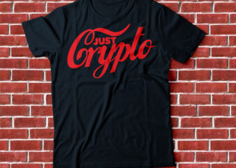just crypto t-shirt design