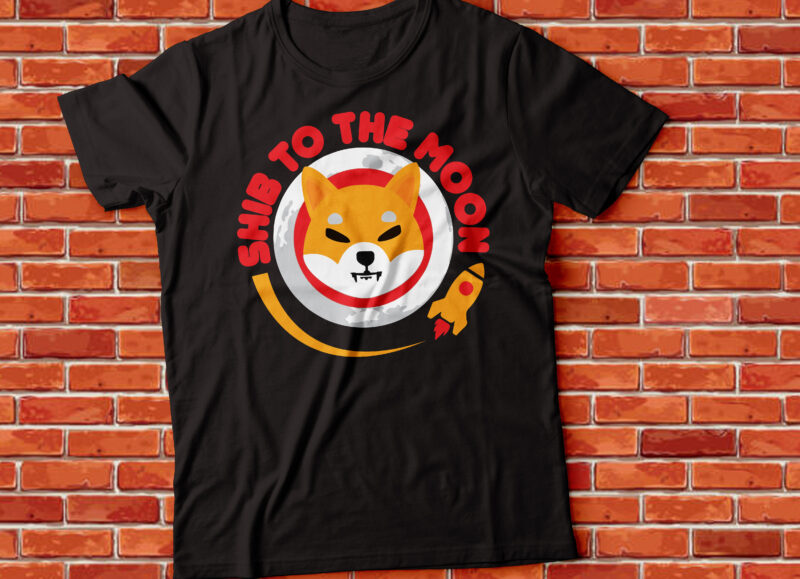 shib to the moon crypto design