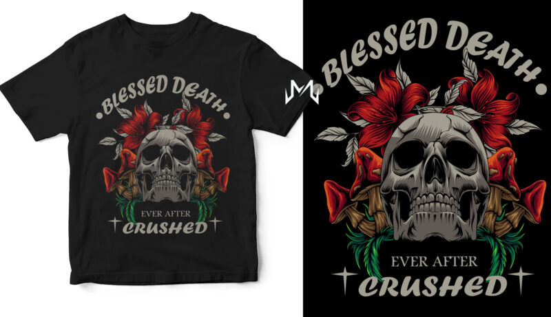 blessed death skull - Buy t-shirt designs