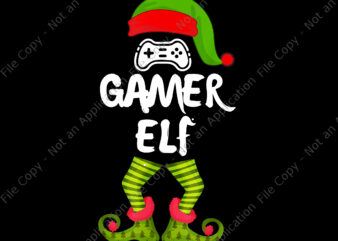 Gamer Elf Png, Gamer Elf Christmas Png, Gamer Christmas Png, ELF Png, Christmas Png t shirt design template