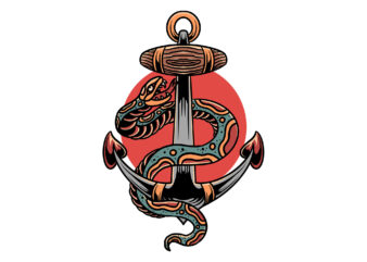 anchor and snake