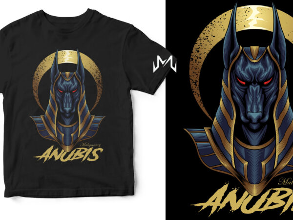 Anubis t shirt vector