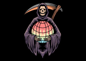 death dream t shirt vector illustration