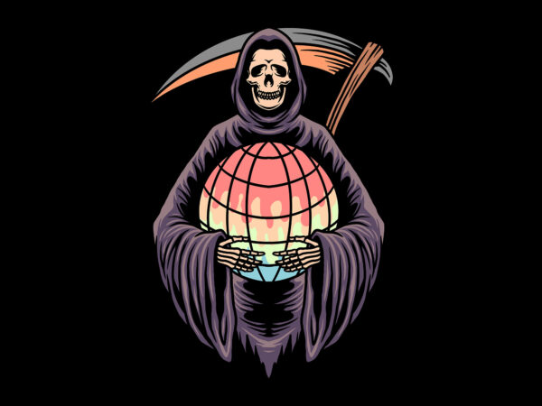 Death dream t shirt vector illustration