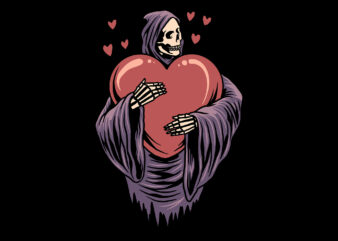 lover grim t shirt vector graphic