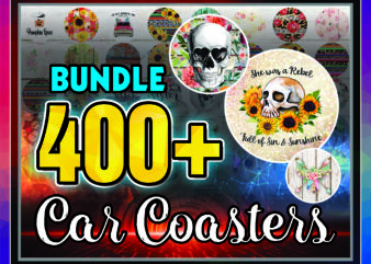 1 Combo 400+ Designs Coaster PNG Bundle, Huge Car Coaster Png, Sunflower Coaster, Sublimation Coaster, Clip Art Design, PNG – Digital Download CB723275105