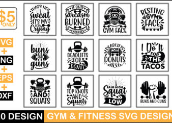 Gym & Fitness Svg Design