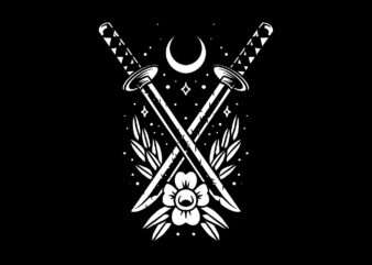 katana t shirt vector art