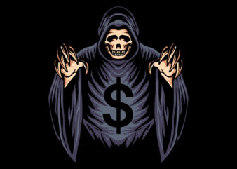 money grim t shirt designs for sale