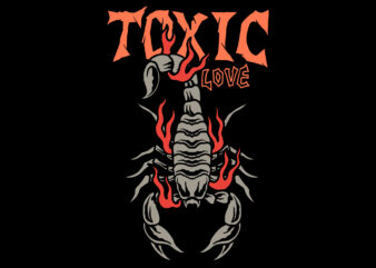 toxic love streetwear t shirt designs for sale