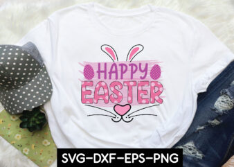 happy easter sublimation graphic t shirt