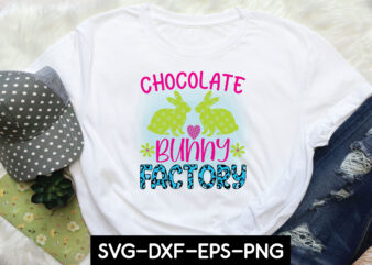 chocolate bunny factory sublimation