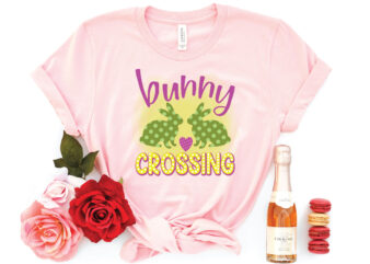 bunny crossing sublimation t shirt template