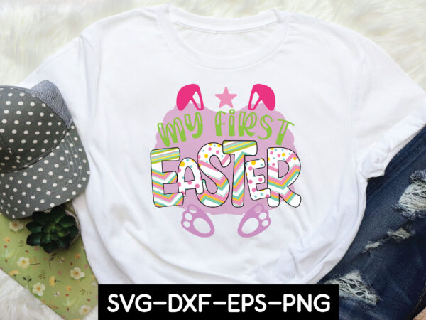 My first easter sublimation t shirt designs for sale
