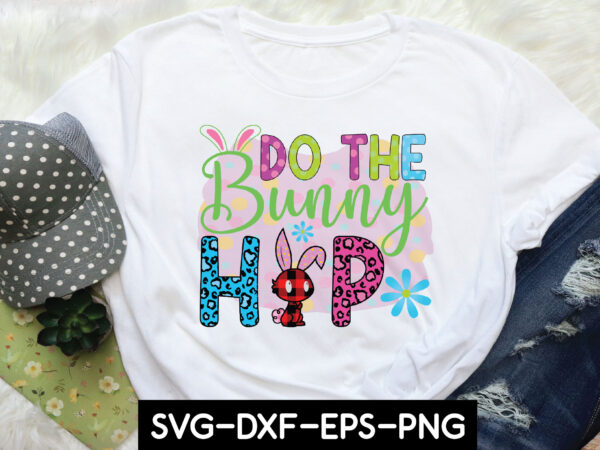 Do the bunny hop sublimation t shirt vector illustration