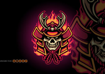 Samurai Ronin esports logo mascot Designs Apparel