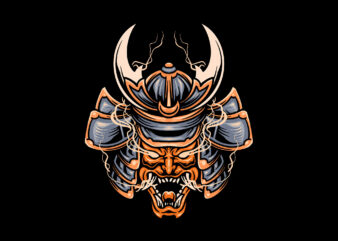 oni samurai t shirt design online